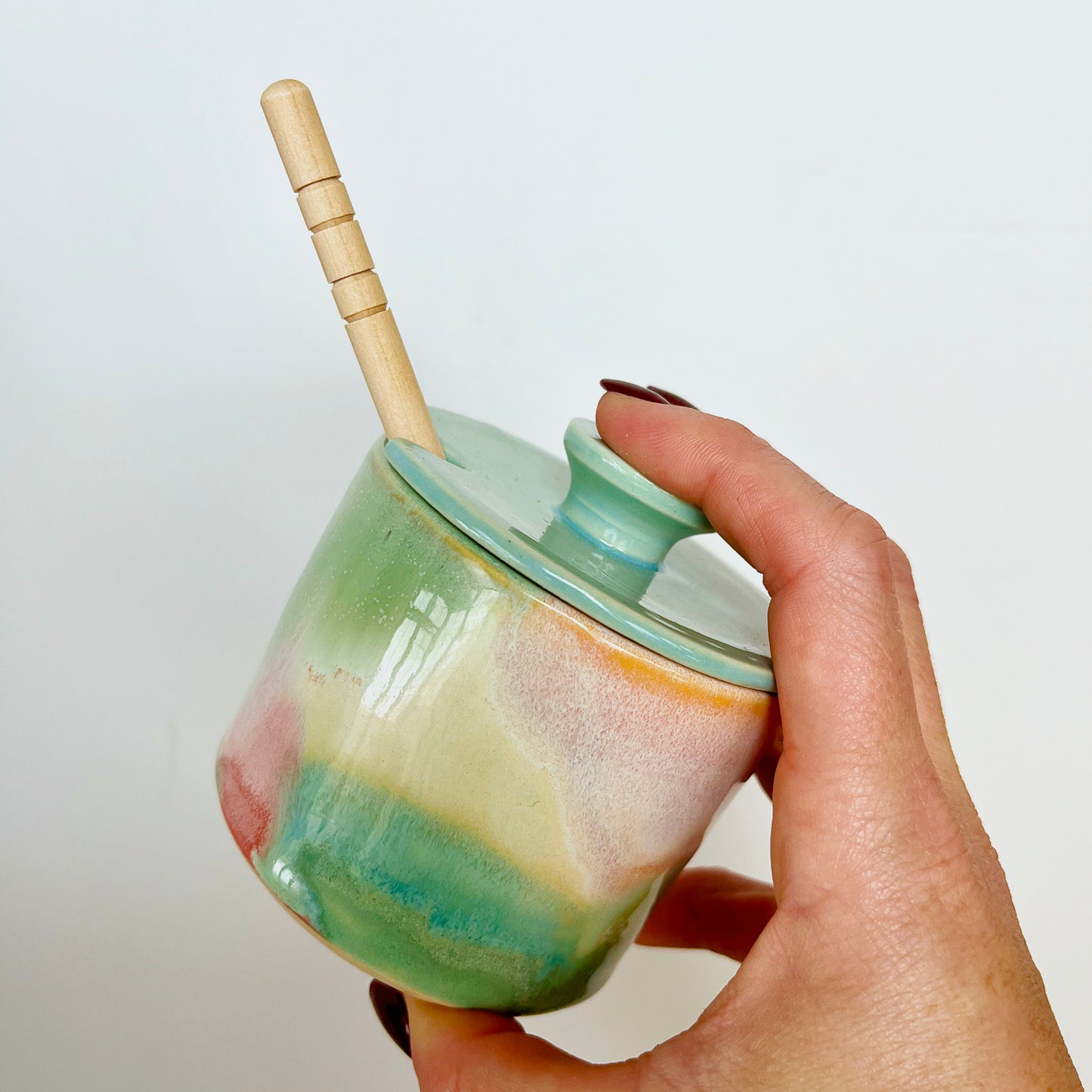 Icecream Parlour Honey Jar