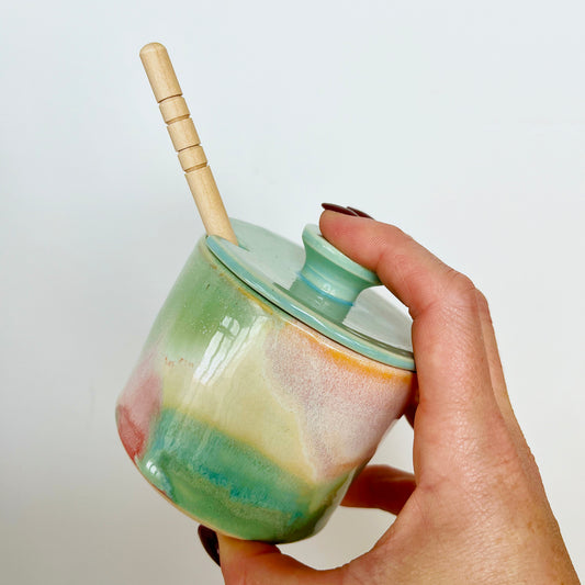 Icecream Parlour Honey Jar